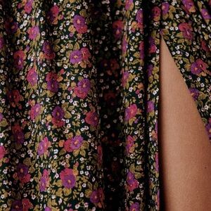 Sézane Alicia Woodland Floral Skirt Jupe Size 34 or US 2